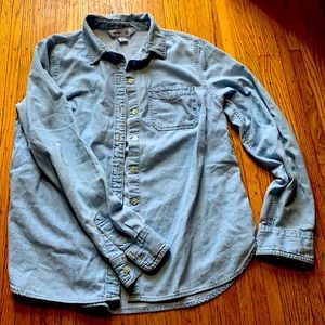 Old Navy faux denim shirt